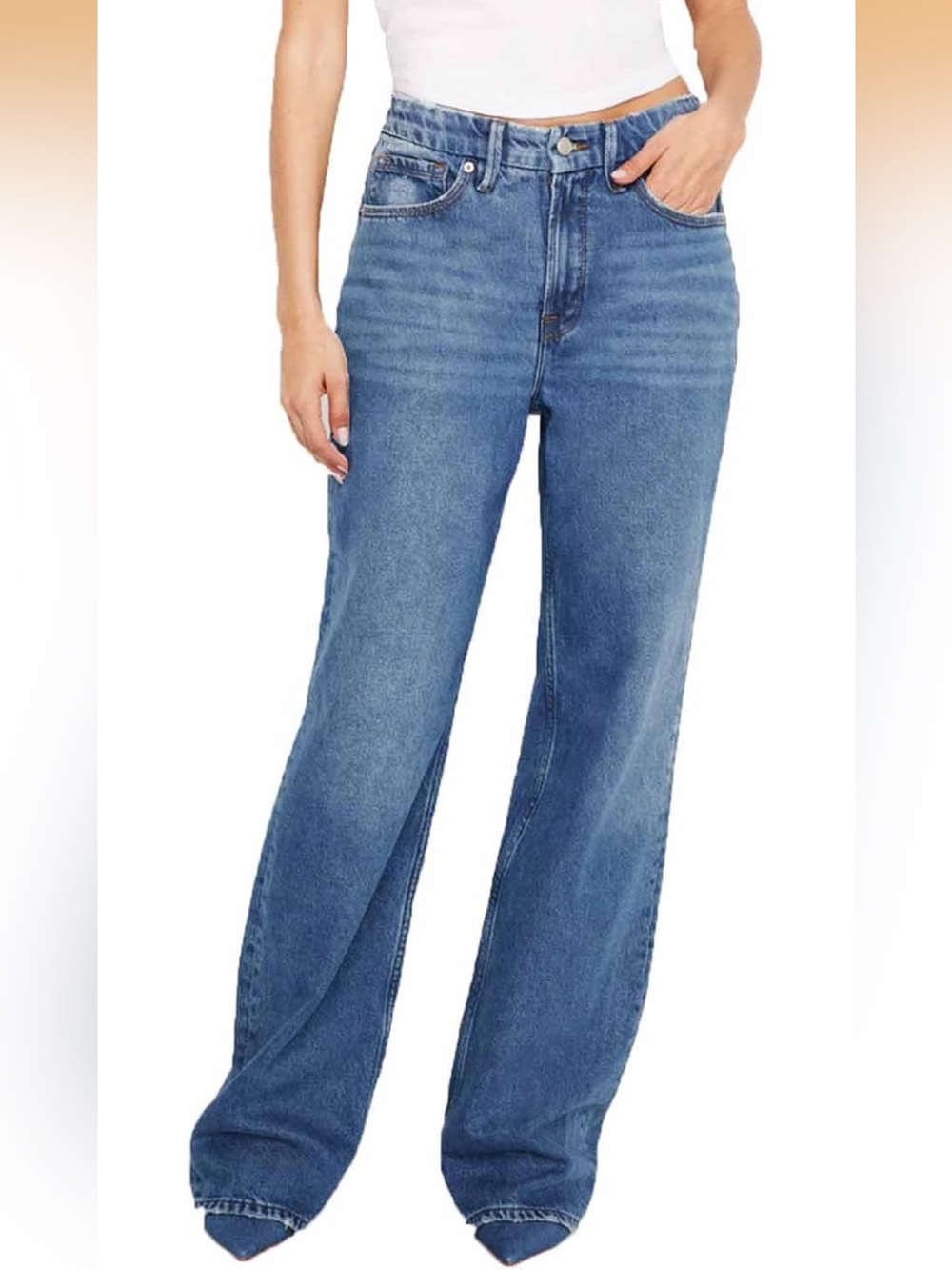 Good American Good '90s Relaxed Jeans